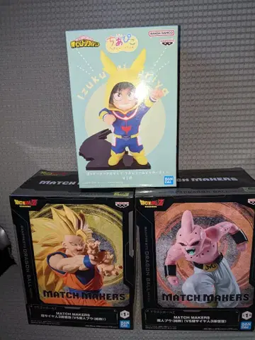 드래곤볼 나의 히어로 아카데미아 피규어 3체 세트