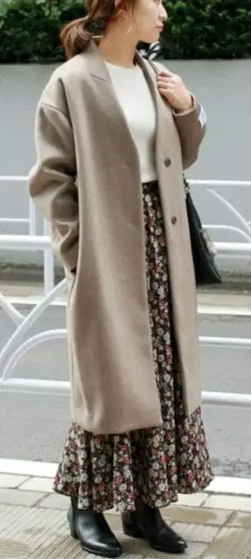 저널 스탠다드 노카라 코트 super140