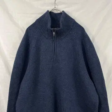 바나나리퍼블릭 하프 지퍼 니트 스웨터