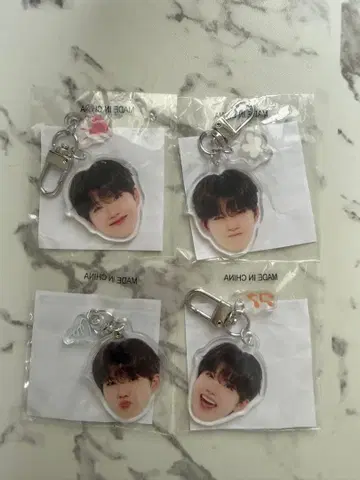 TREASURE JUNKYU 얼굴 아크릴 키링 희로애락 세트