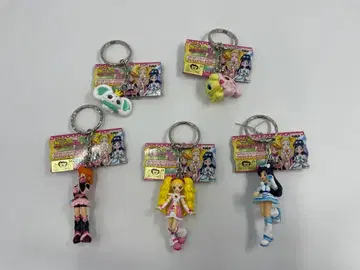 빛의 전사 프리큐어 Max heart 피규어 키링 5개 세트
