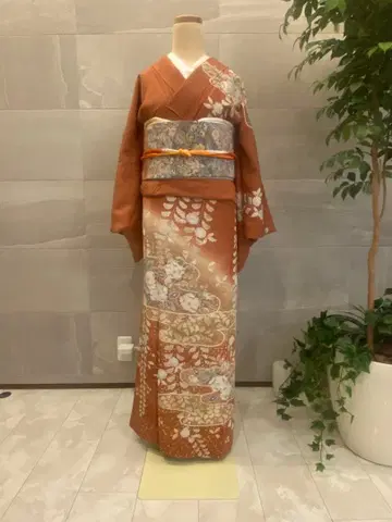 호몬기 작가물 시보리 츠지가하나 카스리소메 오비 세트