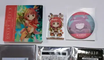 아키노 카에데 마기아 레코드 코스터 스이파라 아크릴 마스코트 캔뱃지