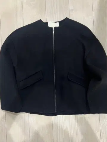 uncrave 노카라 자켓 블랙