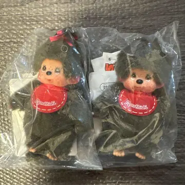 몽치치 봉제 인형 키링 여아 2개 세트