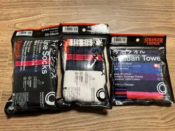 훼미리마트 기묘한 이야기 라인 양말