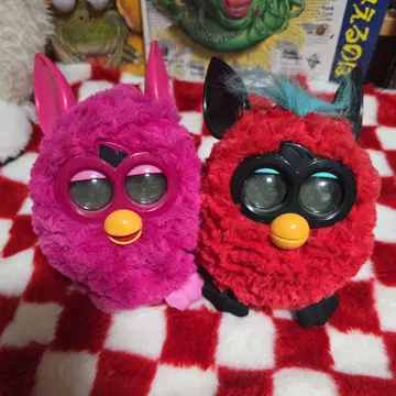 퍼비 3 핑크와 빨간색 세트