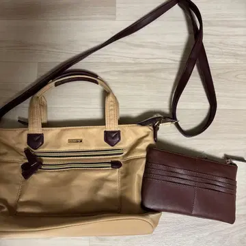 FIRANO 베이지 다기능 경량 나일론 2way 백