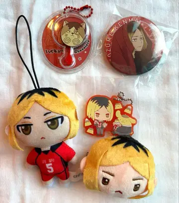하이큐!! 캔뱃지와 봉제 인형 세트