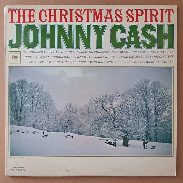 LP 쟈니 캐쉬 / 크리스마스 앨범