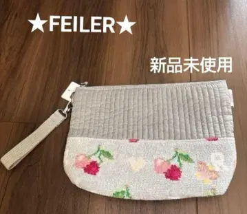 미사용 새상품 FEILER 키프 스마일링 체리 파우치