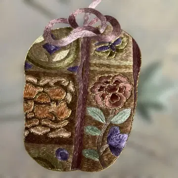 초절정 기교의 자수 나고야 오비 지금은 손을 댈 수 없는 일품