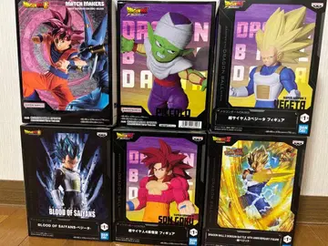 드래곤볼 피규어 6개 세트