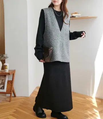 DISCOAT 베스트 포함 멀티 웨이 셋업 (스커트 제외로 저렴)