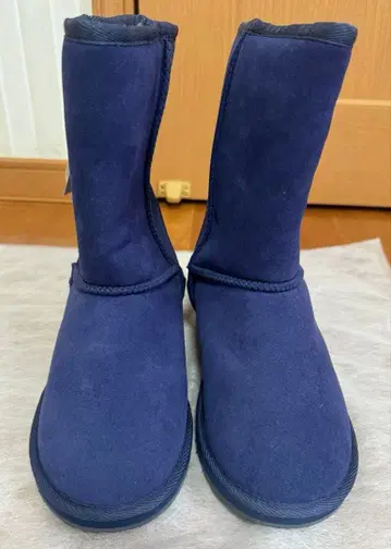 미사용 택 포함 ROXY 록시 어그 부츠 네이비 25cm 새상품급