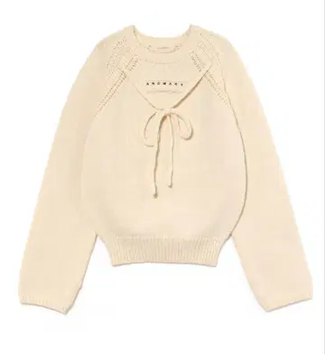 andmary Casey knit tops ivory