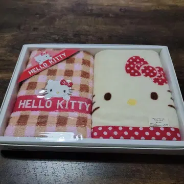 [ 상자입 ] HELLO KITTY 타월 2개 세트