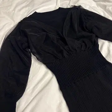 [ 컨디션 최상 ] dazzlin 블랙 니트 원피스 포멀