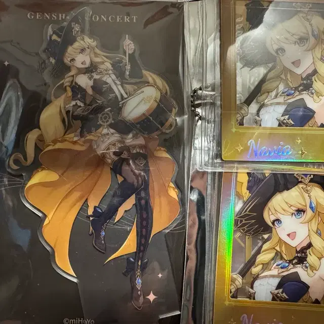 원신 카페 나비아 폴라로이드 + 음악회 아크릴 스탠드 + 그 외 폴라 3