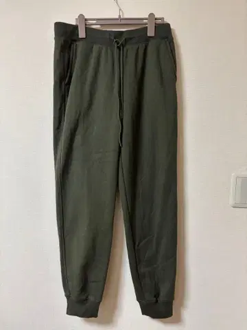 새상품급 UNIQLO 히트텍 보아 스웨트 팬츠 카키 XL