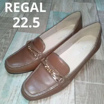 REGAL 22.5 리갈 로퍼 가죽 브라운 비트 로퍼