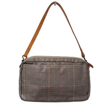 츠모리치사토 하운드투스 패턴 핸드백 PVC