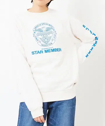 THE SHINZONE 화이트 맨투맨