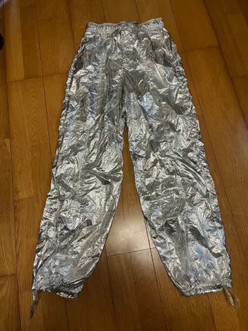 [ ZARA ] 실버 팬츠 XS