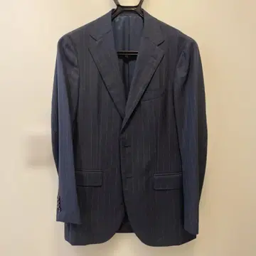 빔즈 F 네이비 스트라이프 비즈니스 정장
