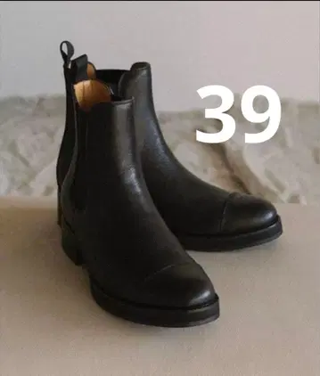 Shiun GRAIN CHELSEA BOOTS 39