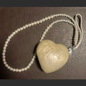 시모네 로샤 Simone Rocha 풍 하트 펄 백