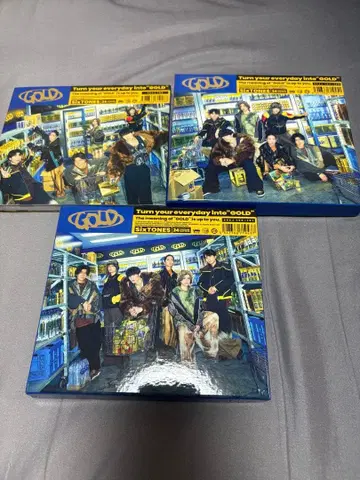 SixTONES 스톤즈 GOLD 3개 세트