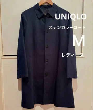 유니클로 스텐카라 코트 네이비 M