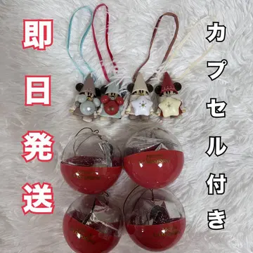 디즈니 크리스마스 리루린린 캡슐 토이 컴플리트 캡슐 포함