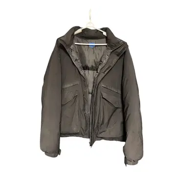 블랙 남성용 다운 자켓 사이즈 L