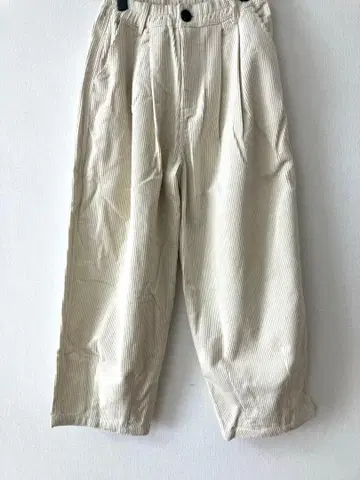 FASHIRU 코듀로이 와이드 팬츠 (아이보리)