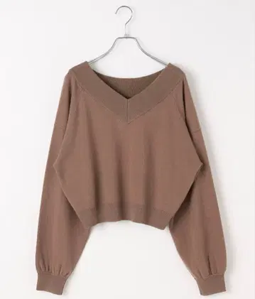 거의 미사용 [ PAGEBOY ] V넥 2way 니트 스웨터