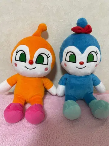 호빵맨 봉제 인형 2체 세트