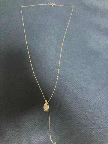 agete 10k 스카시 네크리스 탑 & 2종류 체인 롱 목걸이