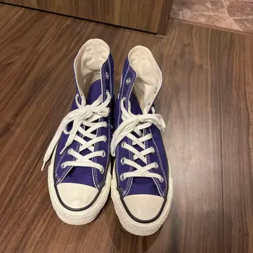 CONVERSE ALL STAR 보라색 하이컷 24.5cm