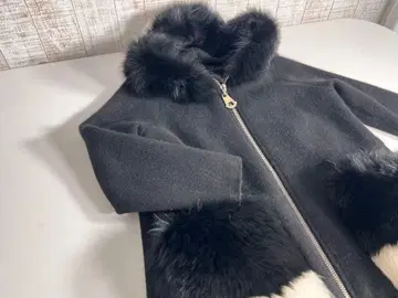 Andy 퍼 롱 코트 (후드 부착)