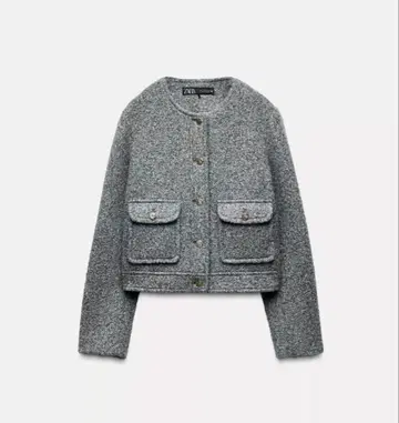 새상품급! ZARA 부클레 숏 자켓 숏코트 M 사이즈 완판템