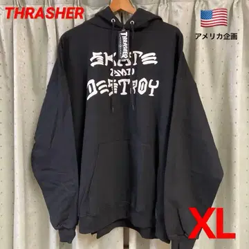 THRASHER 후드 맨투맨 미국 기획