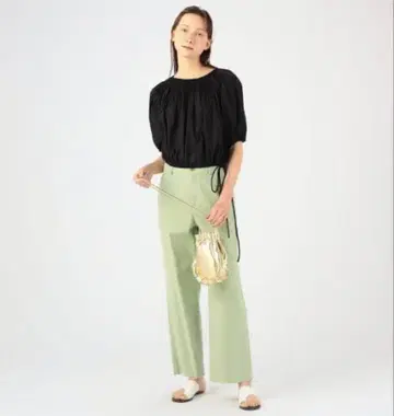 NOMADIS POIRE 프린지 숄더백 미니 골드