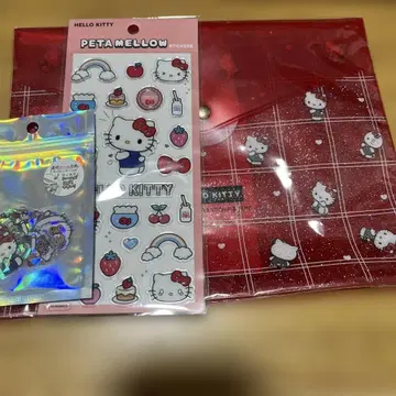 키티 클리어 플랫 케이스 씰 세트