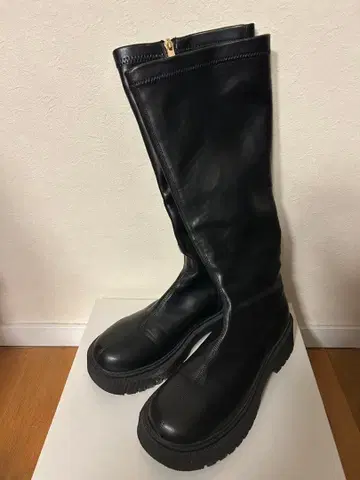 블랙 롱 부츠