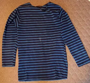 90s 구형 택 프랑스제 루미노어 보더 바스크 셔츠