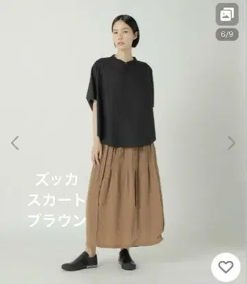 주카 ZUCCa 스커트 M 사이즈 브라운 카멜