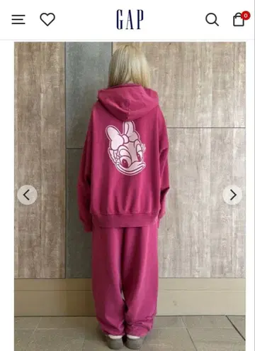 GAP 디즈니 오버 사이즈 후드티 배기 스웨트 팬츠