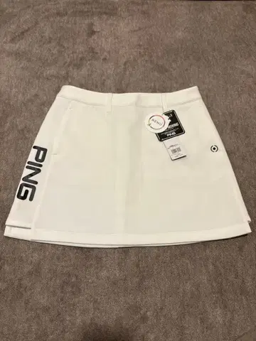 PING 화이트 골프 스커트